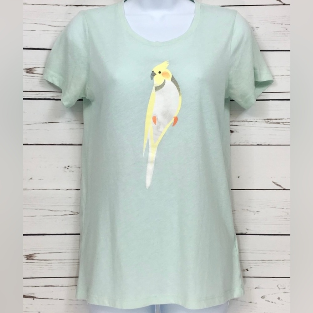 J. Crew ~ Collector Tees ~ Cockatiel Tee Shirt
